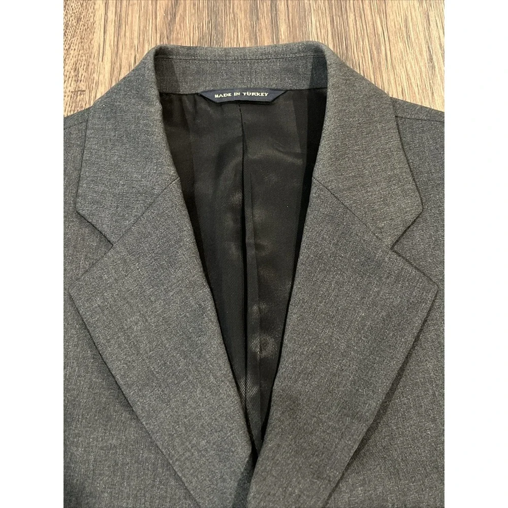 Banana Republic Blazer Mens Size 40R  Modern Coat Suit Jacket Color Heather Gray
